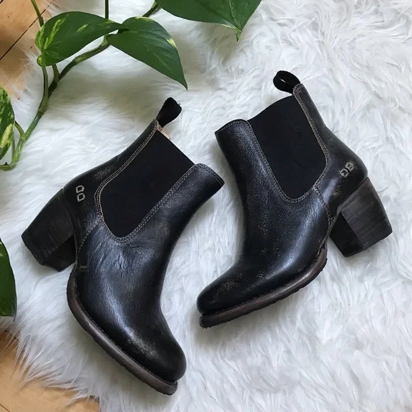 BED STU Lorn Leather Heeled Chelsea Boots - Picture 2 of 6